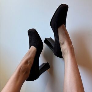 Armani Brown suede Women's Heels